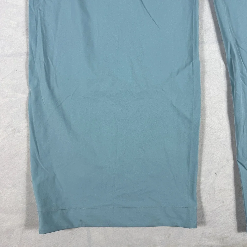 NWT Nike Dri-Fit Bliss Womens Trouser Pants Light Blue Pleated‎ Wide Leg Size XL